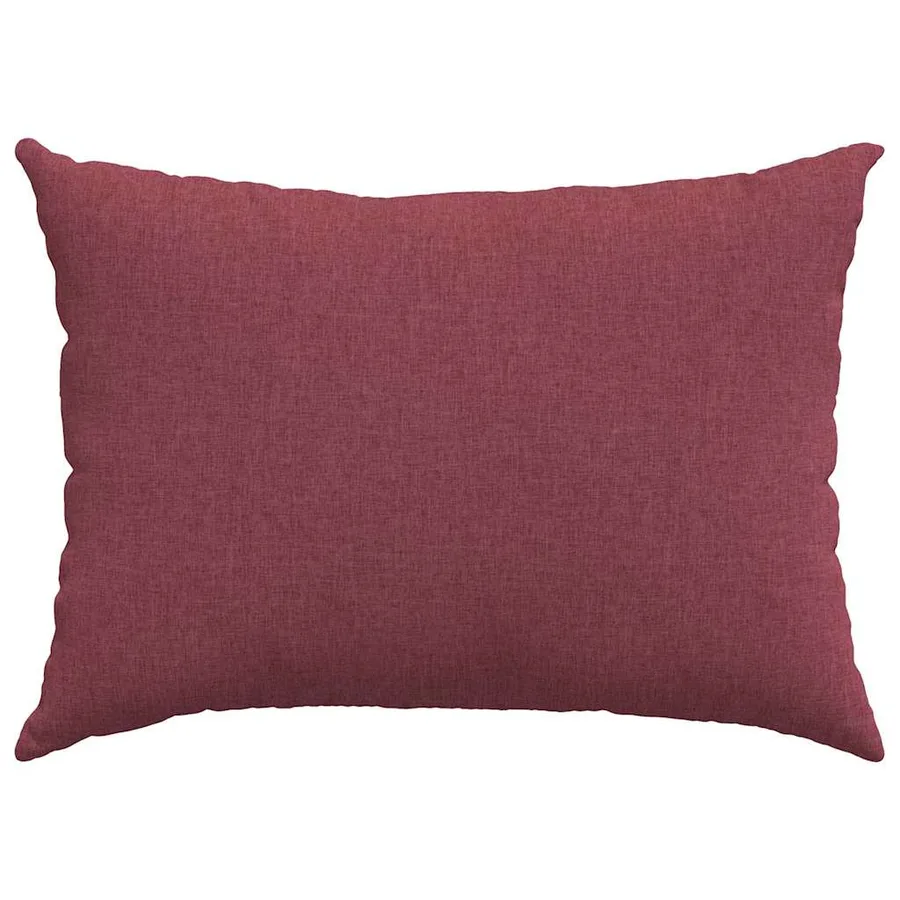 Coussins de canapé 2 pcs Bordeaux 70 x 50 cm tissu - 6