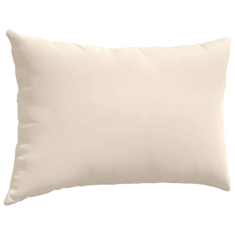 Coussins de canapé 2 pcs Beige 60 x 40 cm tissu - 5