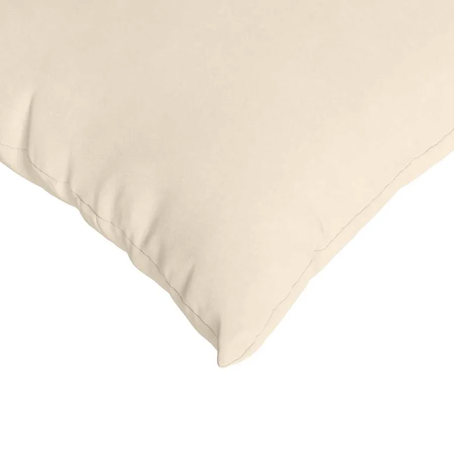 Coussins de canapé 2 pcs Beige 60 x 40 cm tissu - 7