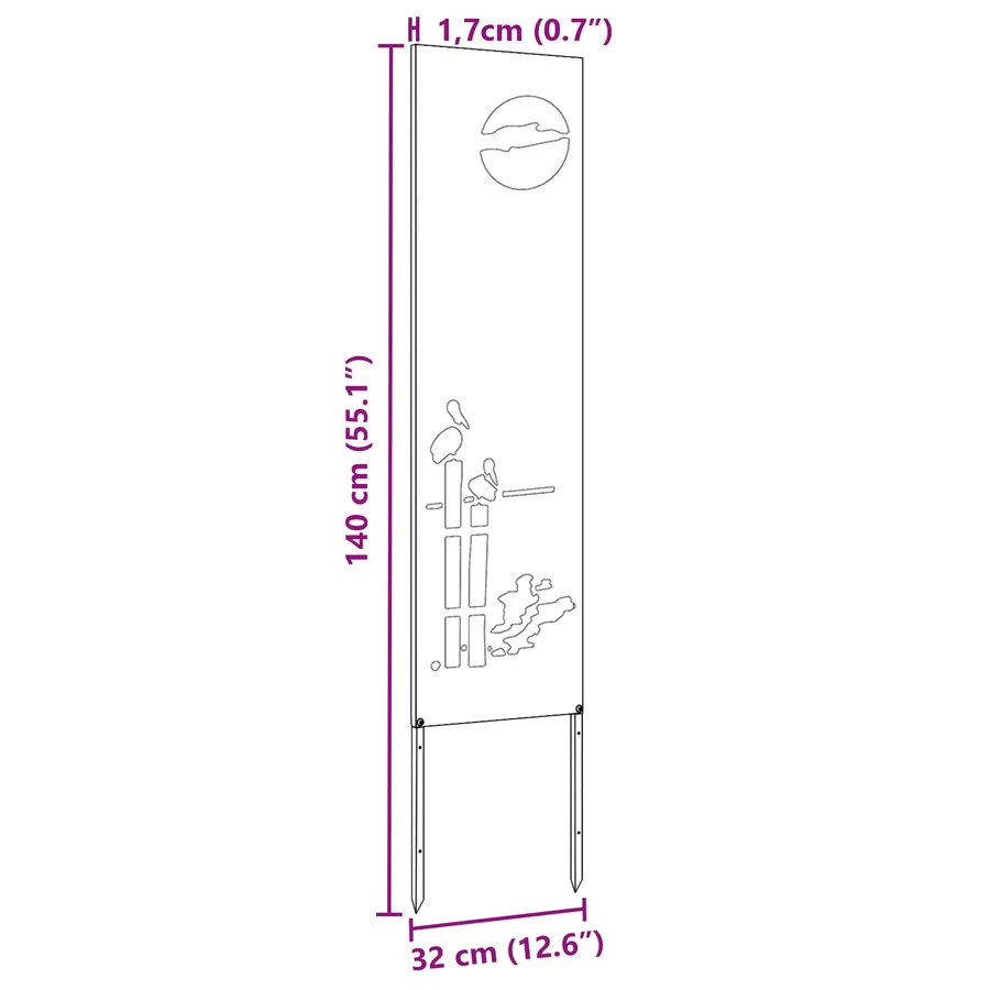 Écran de confidentialité de jardin Vert olive 32 x 140 cm - 8
