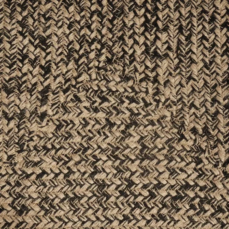 Tapis de surface Naturel et noir 80 x 200 cm Jute - 8