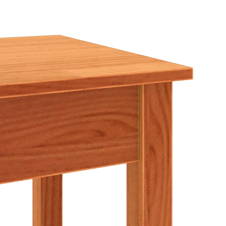 Table console Brun ciré 110 x 40 x 75 cm Pin massif - 8