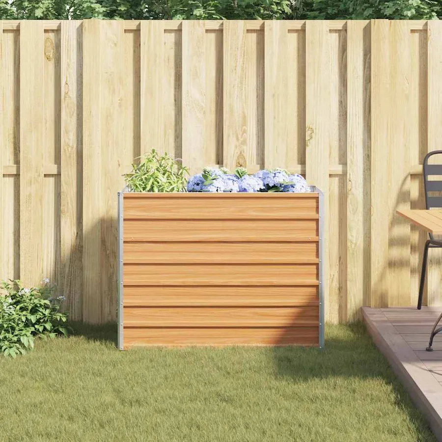 Jardinière surélevée Marron Clair 100 x 40 x 77 cm - 4