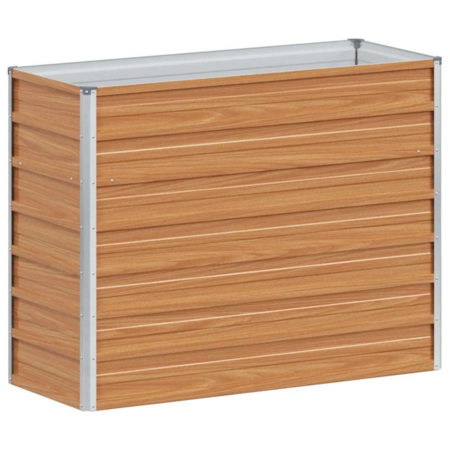 Jardinière surélevée Marron Clair 100 x 40 x 77 cm - 7