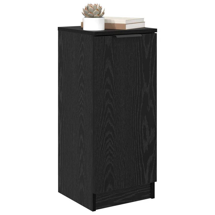 Buffet Chêne noir 30 x 30 x 70 cm Bois d'ingénierie - 3