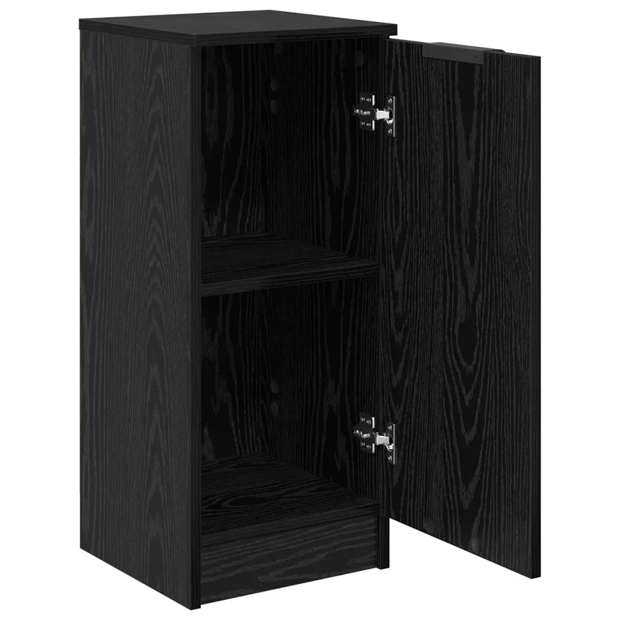 Buffet Chêne noir 30 x 30 x 70 cm Bois d'ingénierie - 5