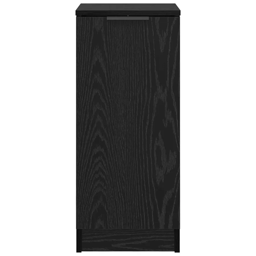 Buffet Chêne noir 30 x 30 x 70 cm Bois d'ingénierie - 6