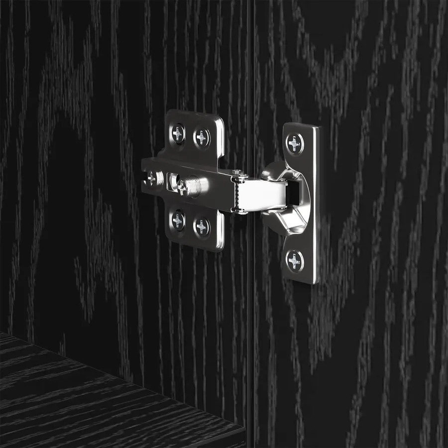 Buffet Chêne noir 30 x 30 x 70 cm Bois d'ingénierie - 8