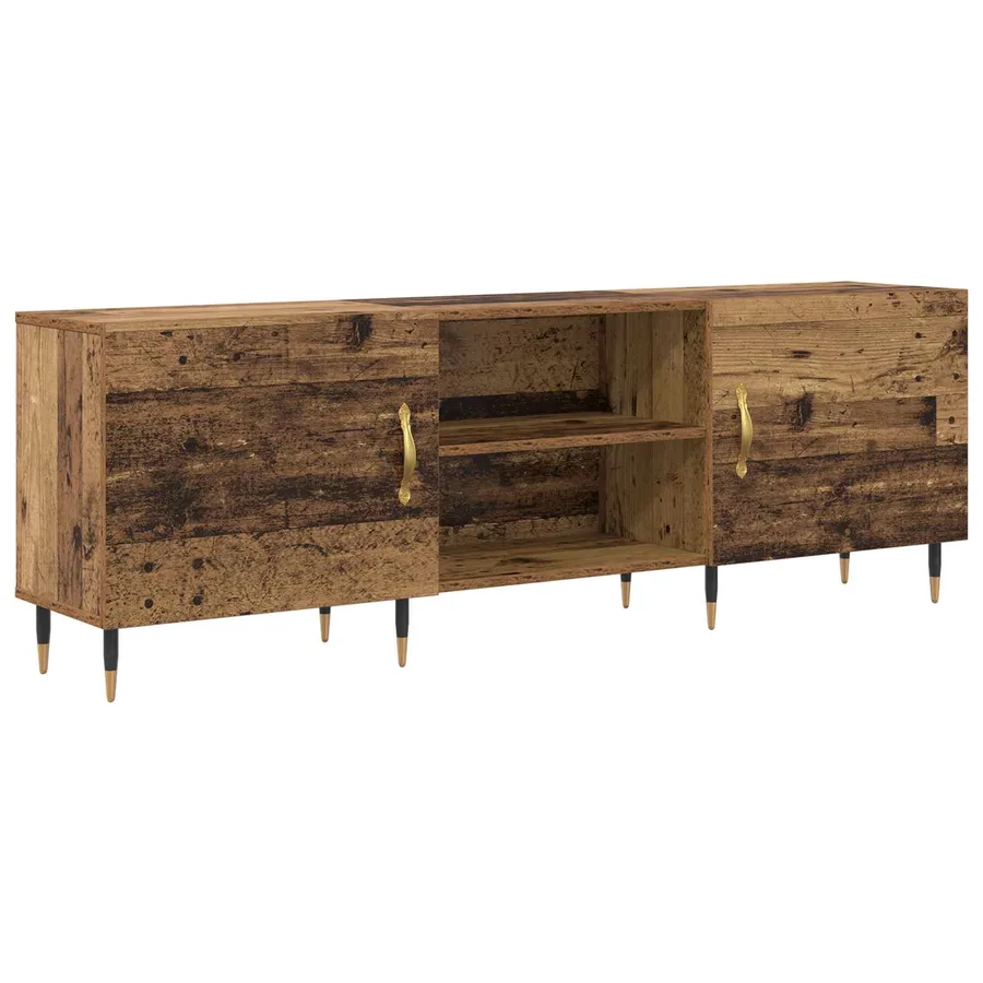 Meuble TV Bois ancien 150 x 30 x 50 cm Bois d'ingénierie - 2