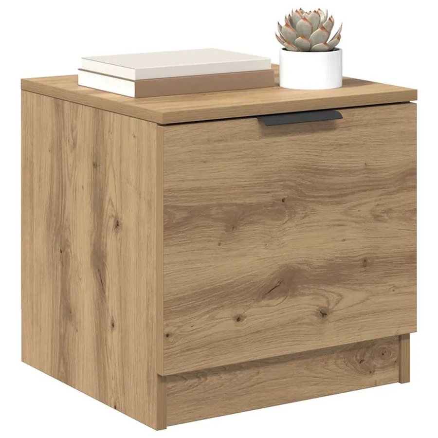 Armoire de lit 2 pc Chêne artisanal 40 x 39 x 40cm - 3