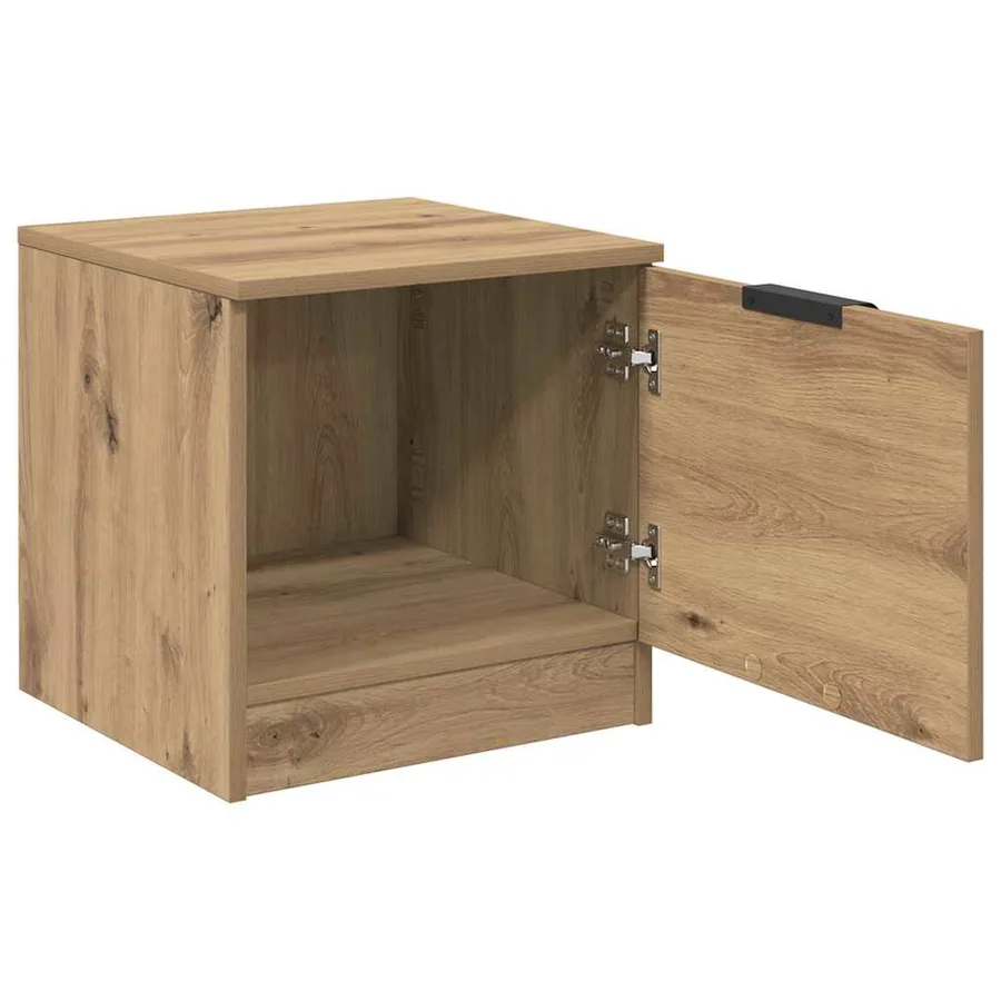 Armoire de lit 2 pc Chêne artisanal 40 x 39 x 40cm - 5