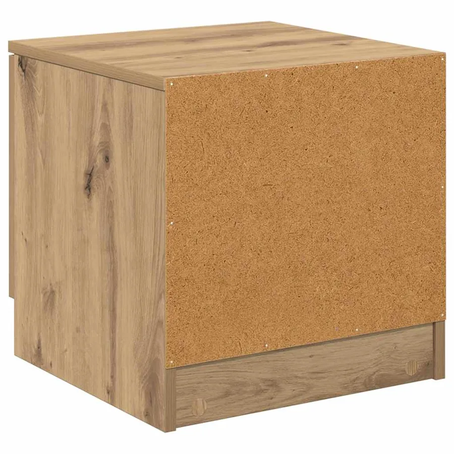 Armoire de lit 2 pc Chêne artisanal 40 x 39 x 40cm - 9