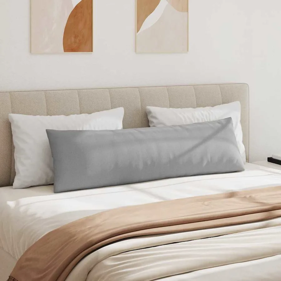 Coussins de canapé 2 pcs Gris nuage 145 x 40 cm tissu - 4