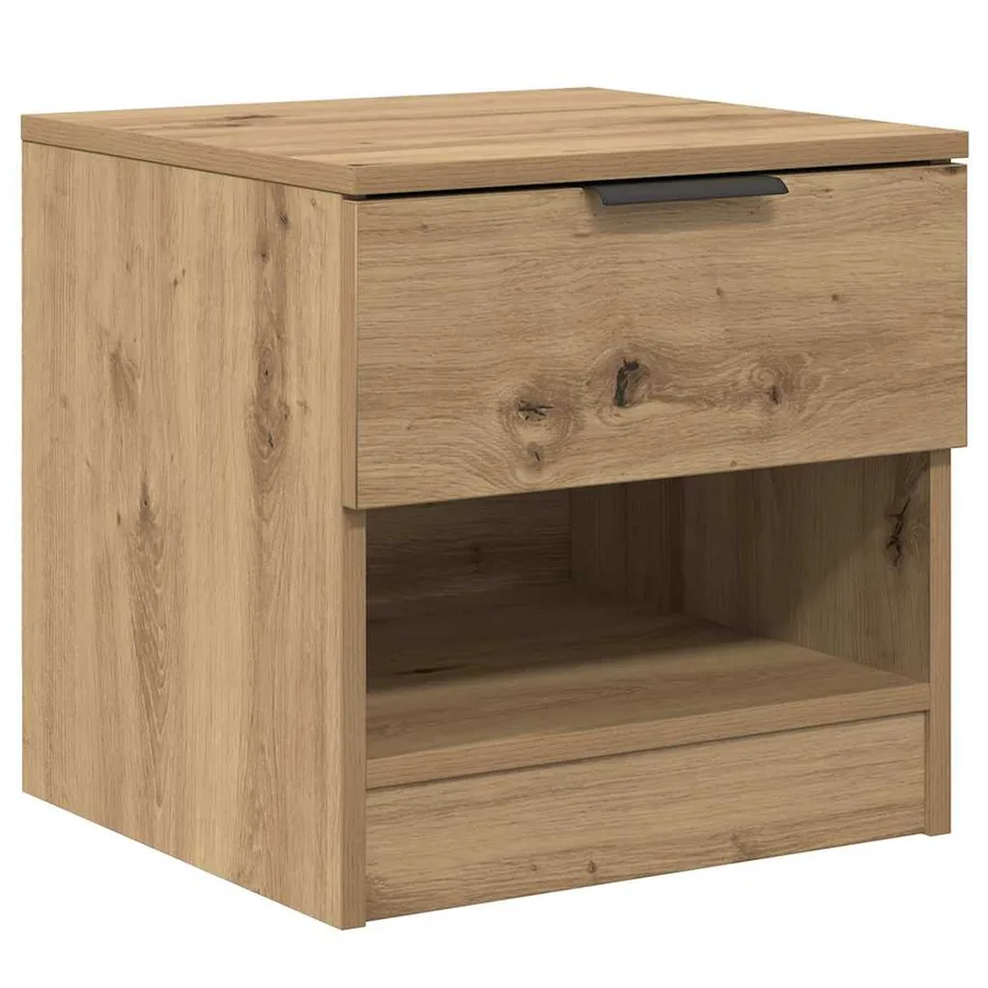 Armoire de lit 2 pc Chêne artisanal 40 x 39 x 40cm - 6