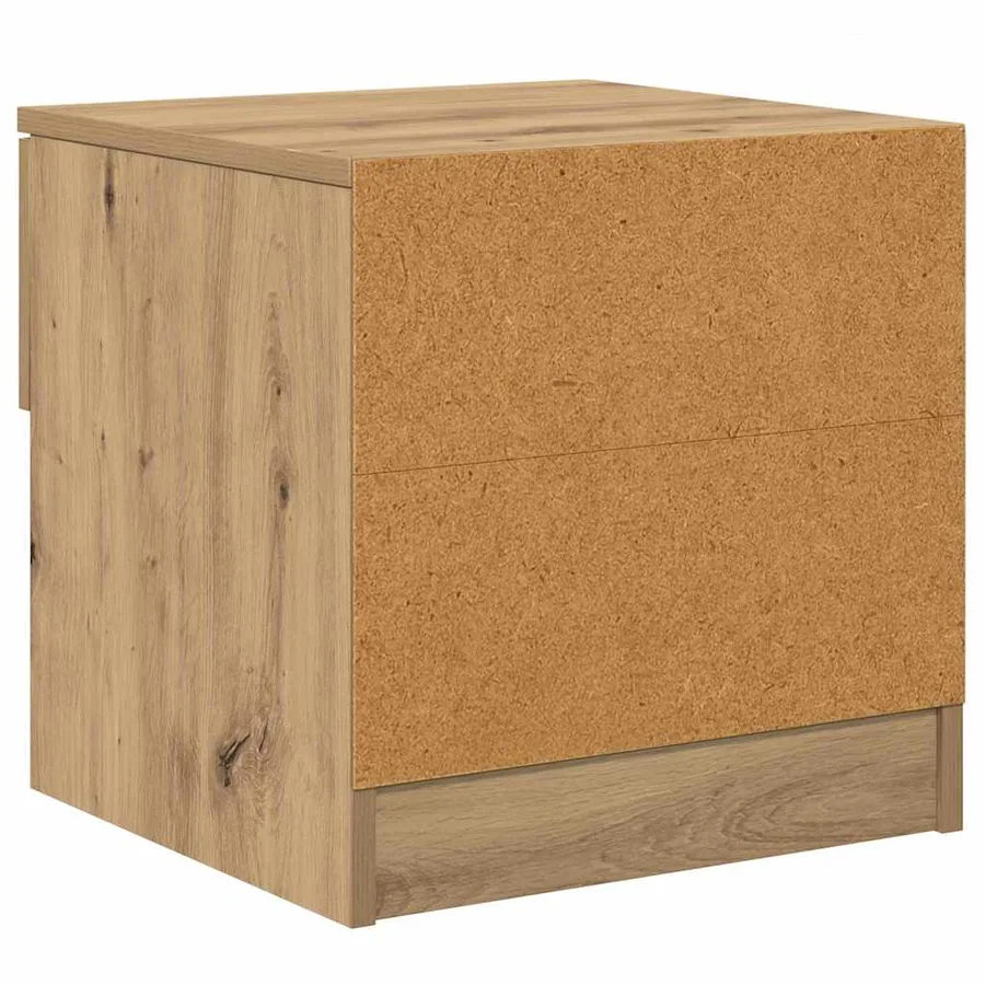 Armoire de lit 2 pc Chêne artisanal 40 x 39 x 40cm - 9