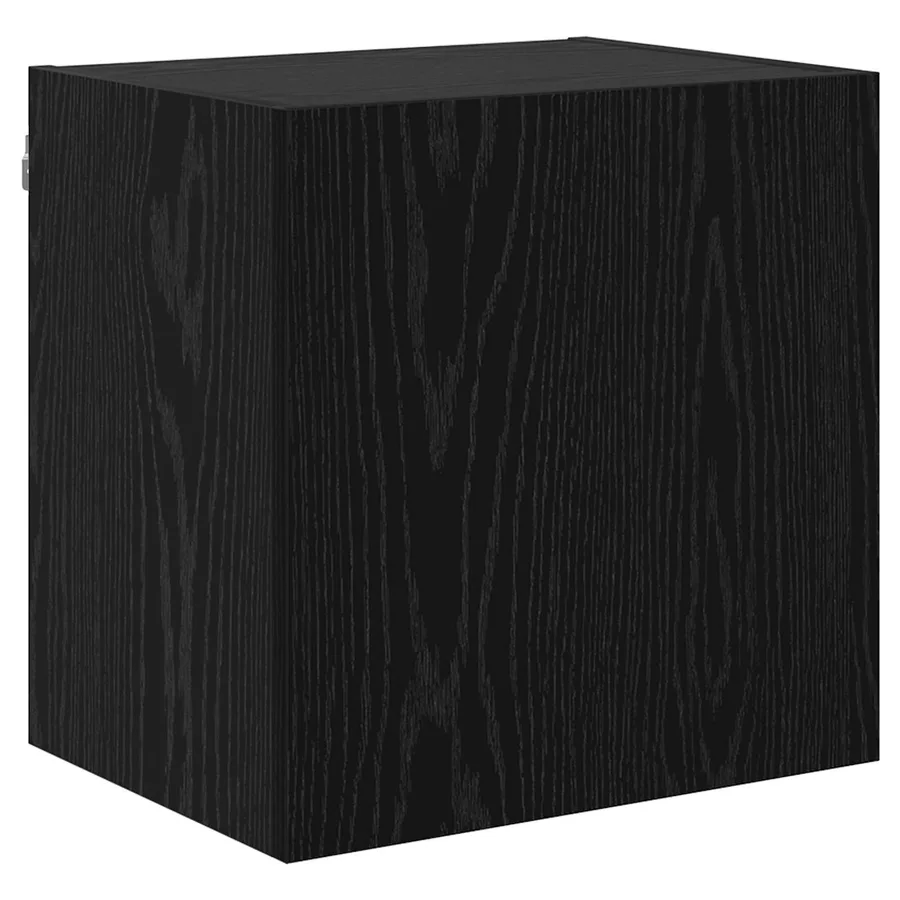 Meubles TV muraux Montage mural 2 pcs Chêne noir 40,5x30x40cm - 6