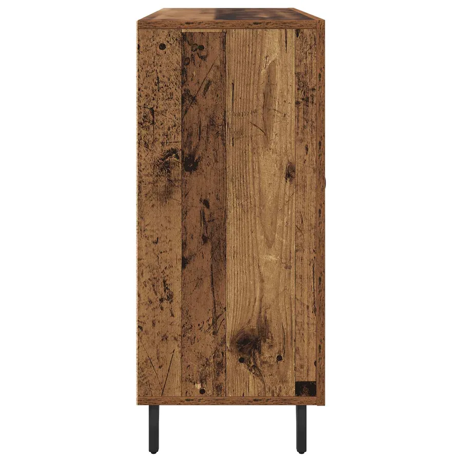Buffet Bois ancien 90 x 34 x 80 cm Bois d'ingénierie - 7