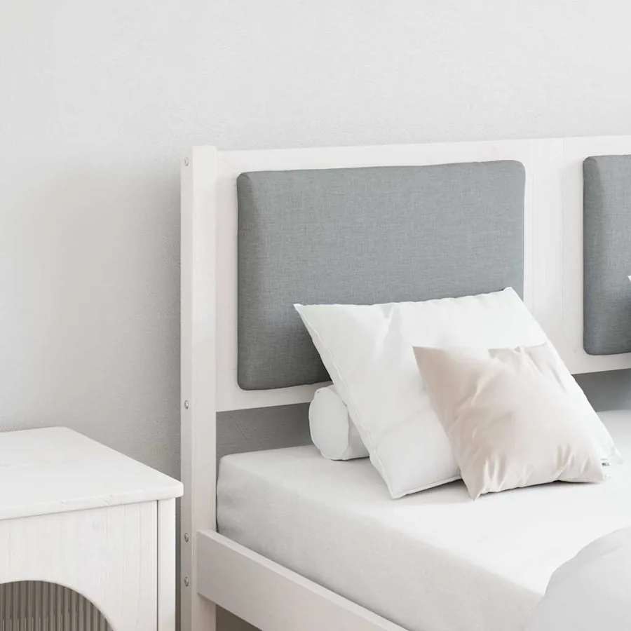 Tête de lit Autre Blanc 120 cm Bois massif en pin