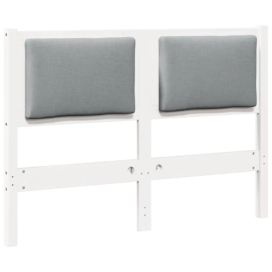 Tête de lit Autre Blanc 120 cm Bois massif en pin - 2