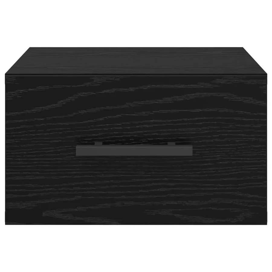 Cabinet de chevet Chêne noir 35 x 35 x 20 cm Bois d'ingénierie - 6
