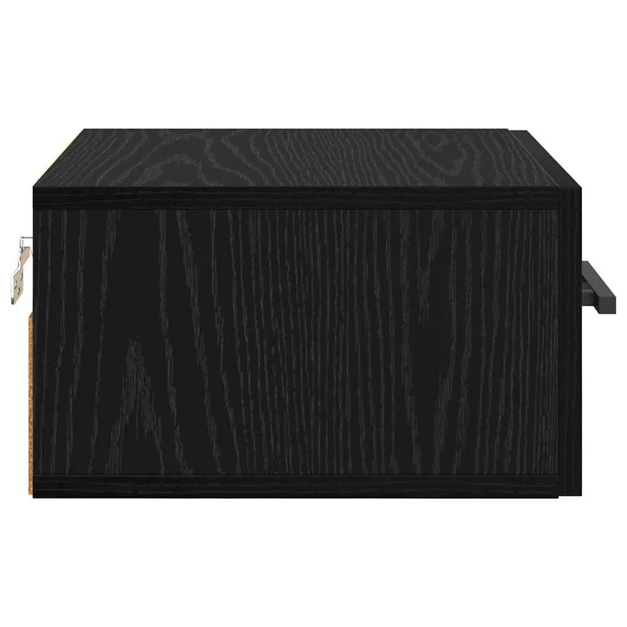 Cabinet de chevet Chêne noir 35 x 35 x 20 cm Bois d'ingénierie - 7