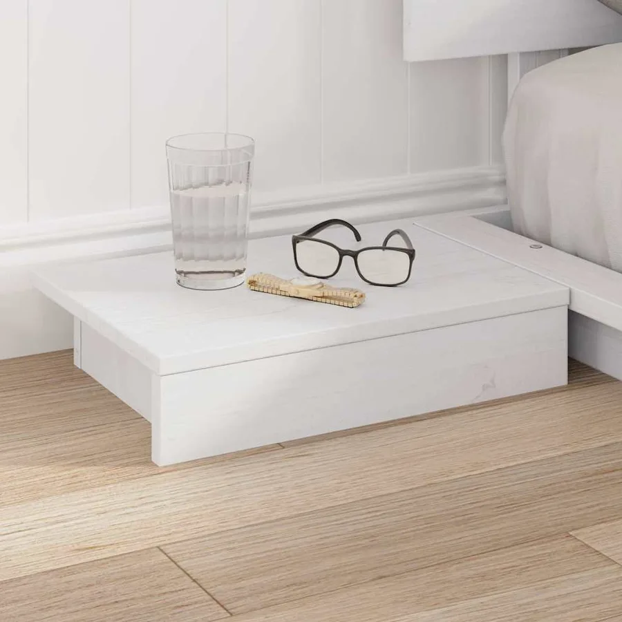 Cadre de lit Marron 140 x 190 cm bois - 3