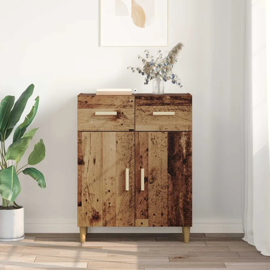 Buffet Bois ancien 34 x 69,5 x 89 cm Bois d'ingénierie - 4