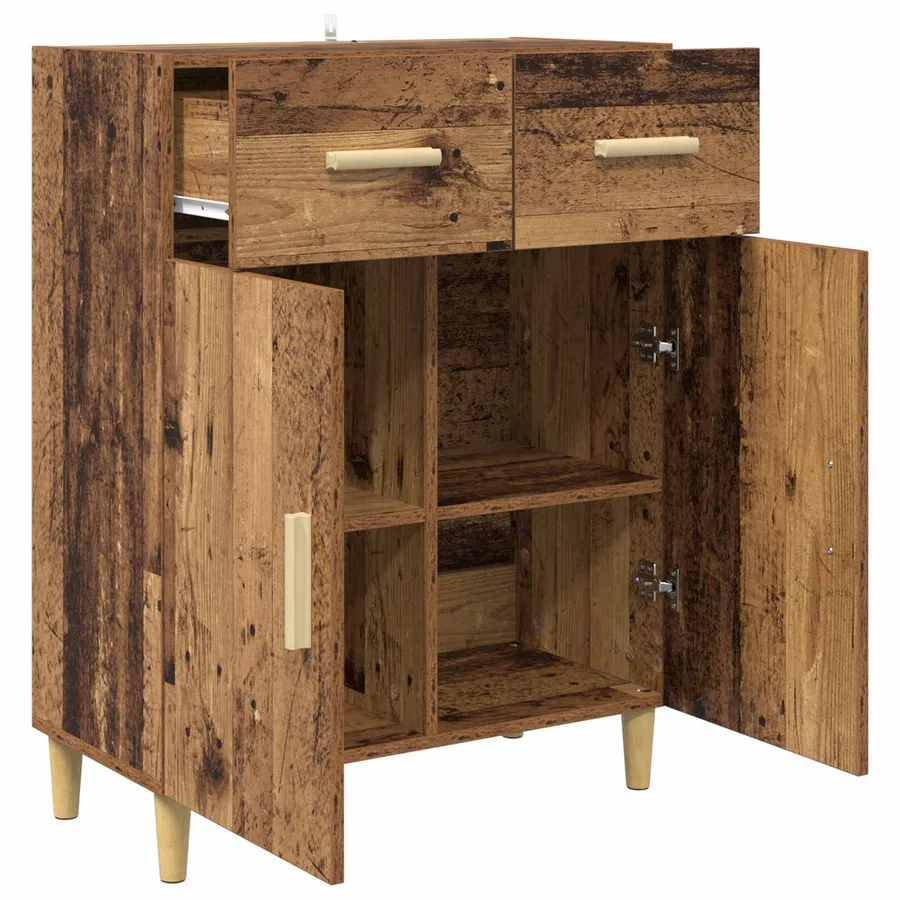 Buffet Bois ancien 34 x 69,5 x 89 cm Bois d'ingénierie - 5