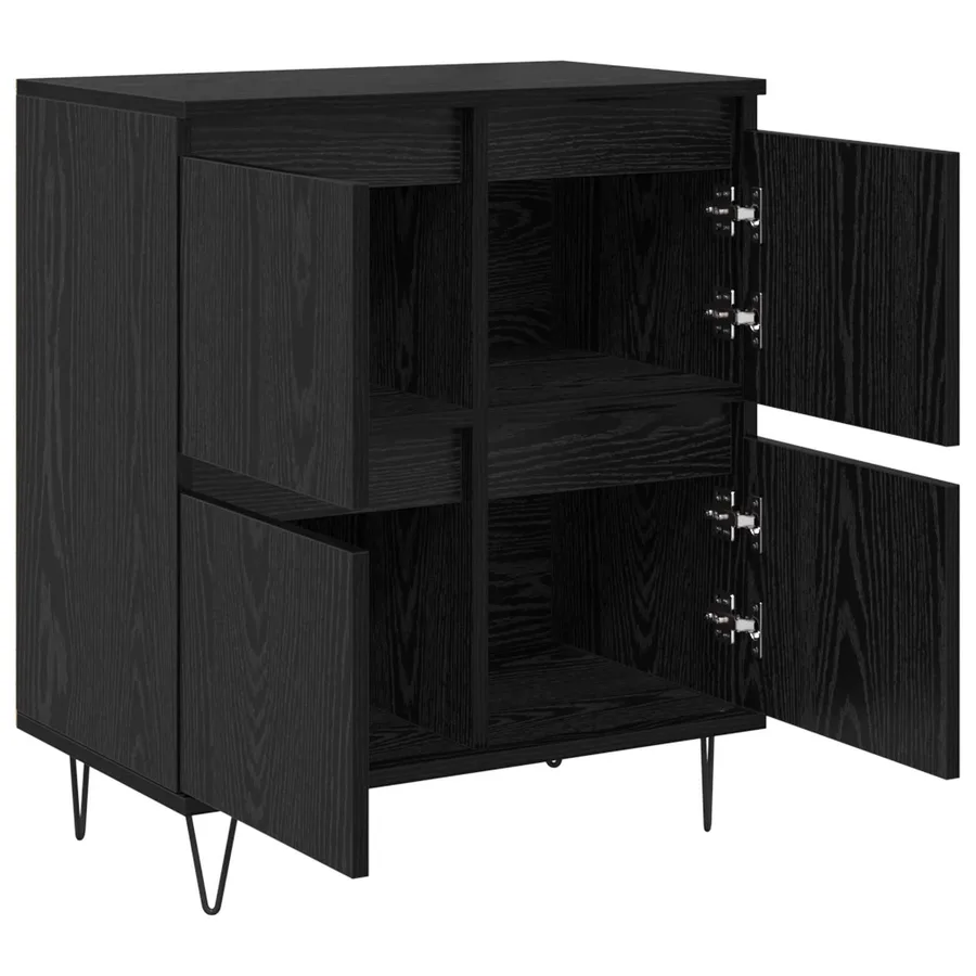 Buffet Chêne noir 60 x 35 x 70 cm - 5
