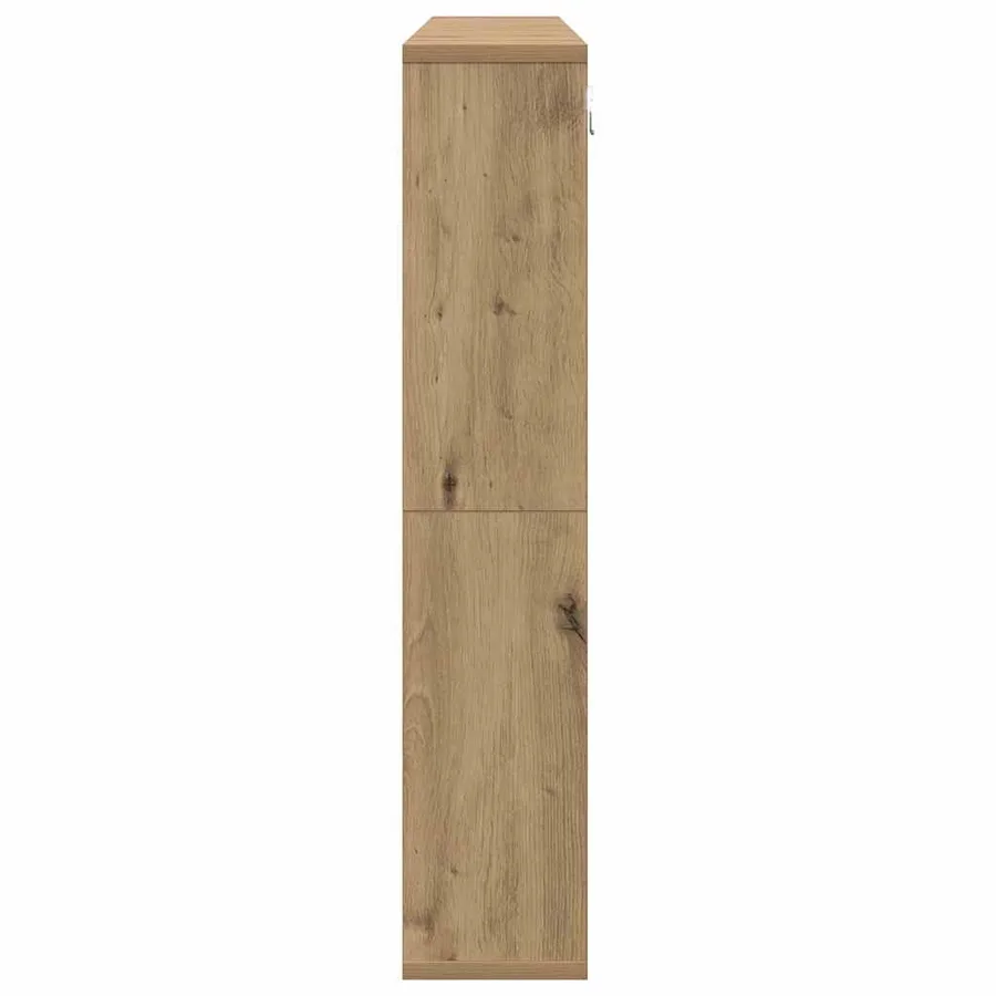 Armoire Miroir Chêne artisanal 91 x 15 x 76,5 cm - 6