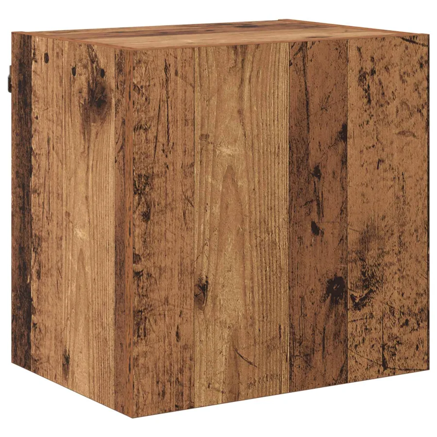 Meuble TV Montage mural 4 pcs Bois Ancien Bois d'ingénierie - 6
