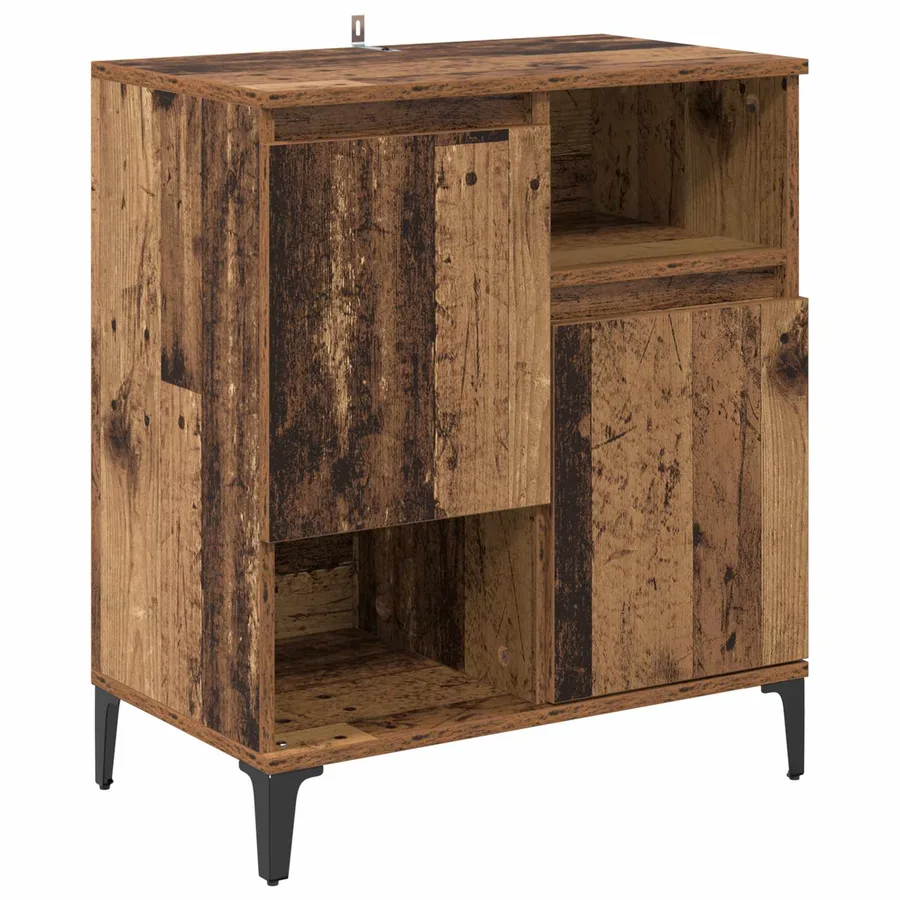 Buffet Bois ancien 60 x 35 x 70 cm Bois d'ingénierie - 2