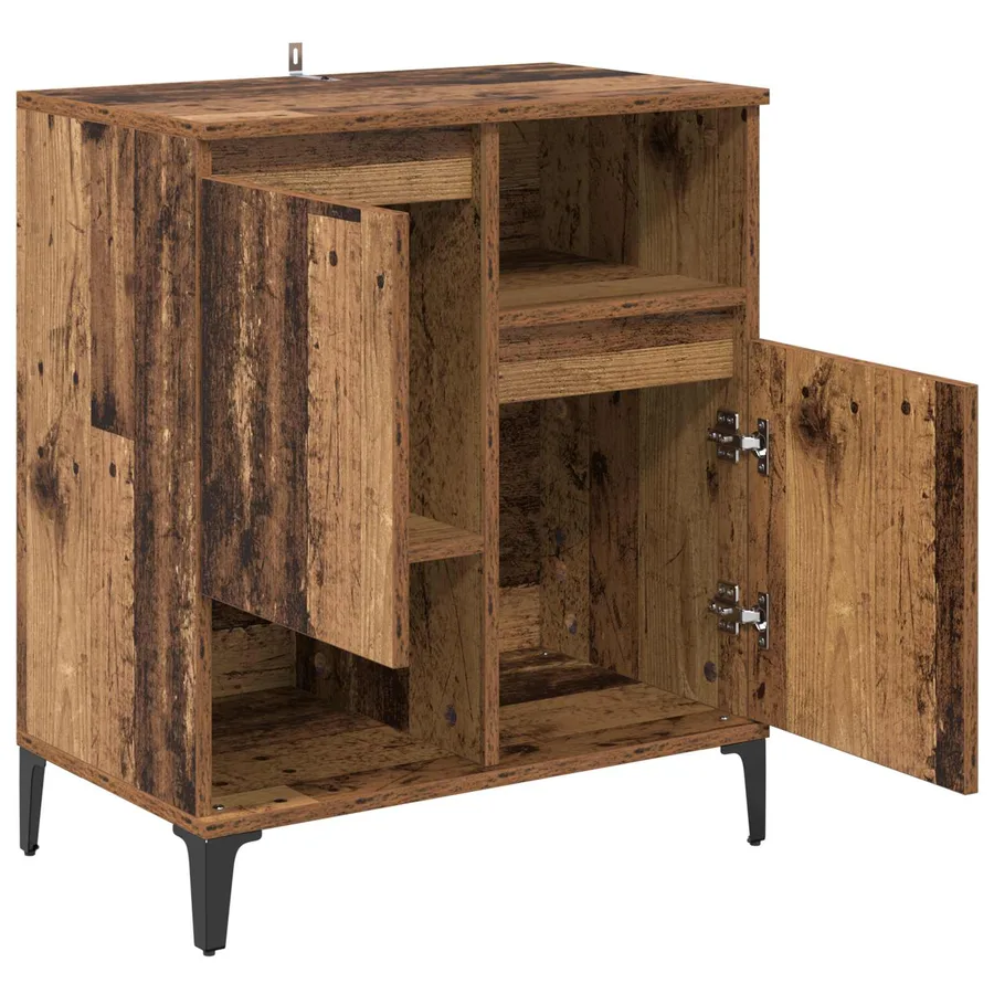 Buffet Bois ancien 60 x 35 x 70 cm Bois d'ingénierie - 5