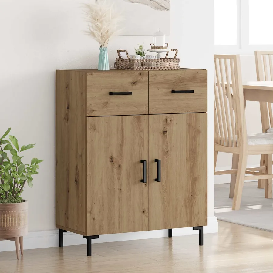 Buffet Chêne artisanal 69,5 x 34 x 90 cm Bois d'ingénierie
