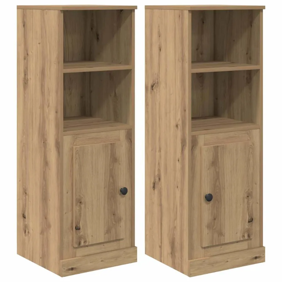 Haut Armoire 3 pcs Chêne artisanal 132 x 35,5 x 103,5 cm - 15
