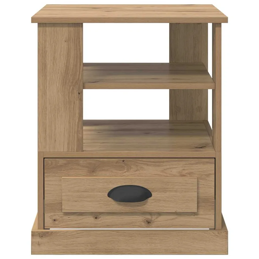 Cabinet de chevet Chêne artisanal 50 x 50 x 60 cm - 6