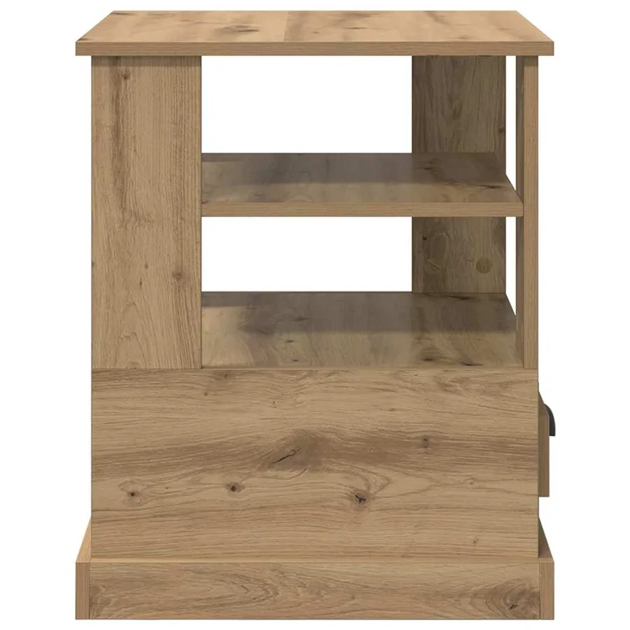 Cabinet de chevet Chêne artisanal 50 x 50 x 60 cm - 7