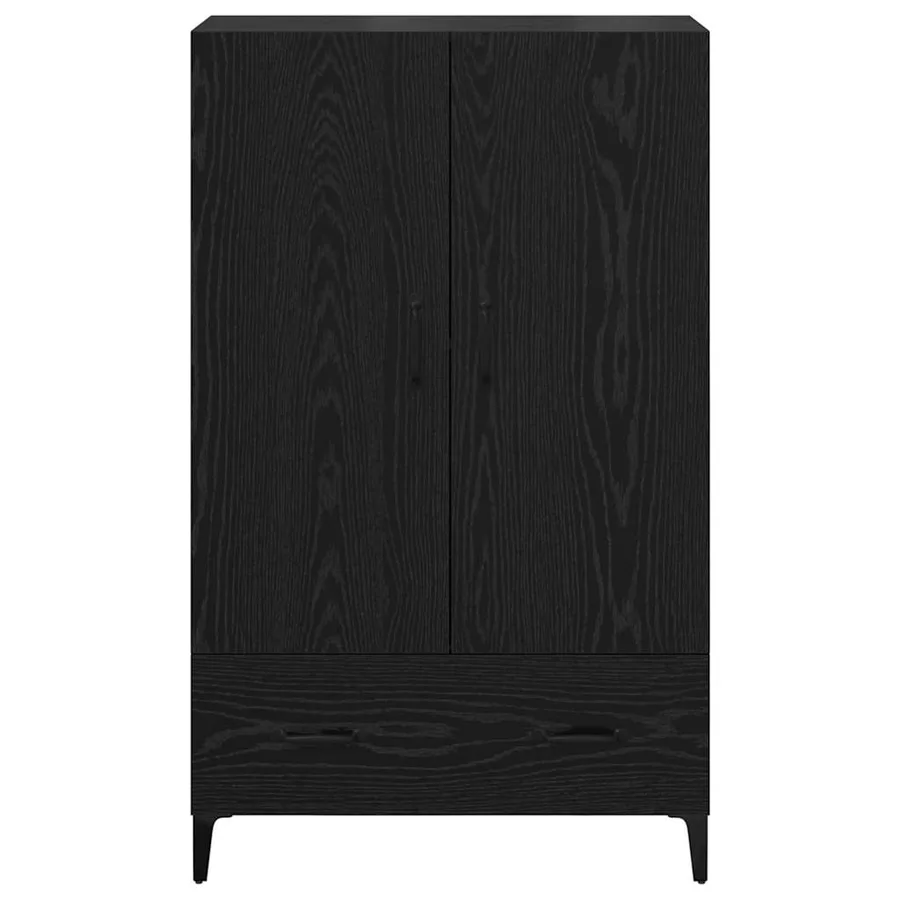 Haut Armoire avec tiroir Chêne noir 70 x 31 x 115 cm - 6