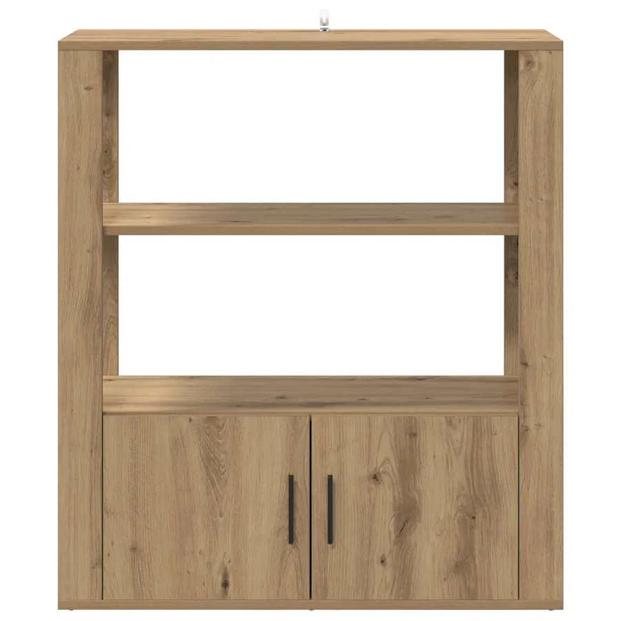 Buffet chêne artisanal 30 x 80 x 90 cm Bois d'ingénierie - 6
