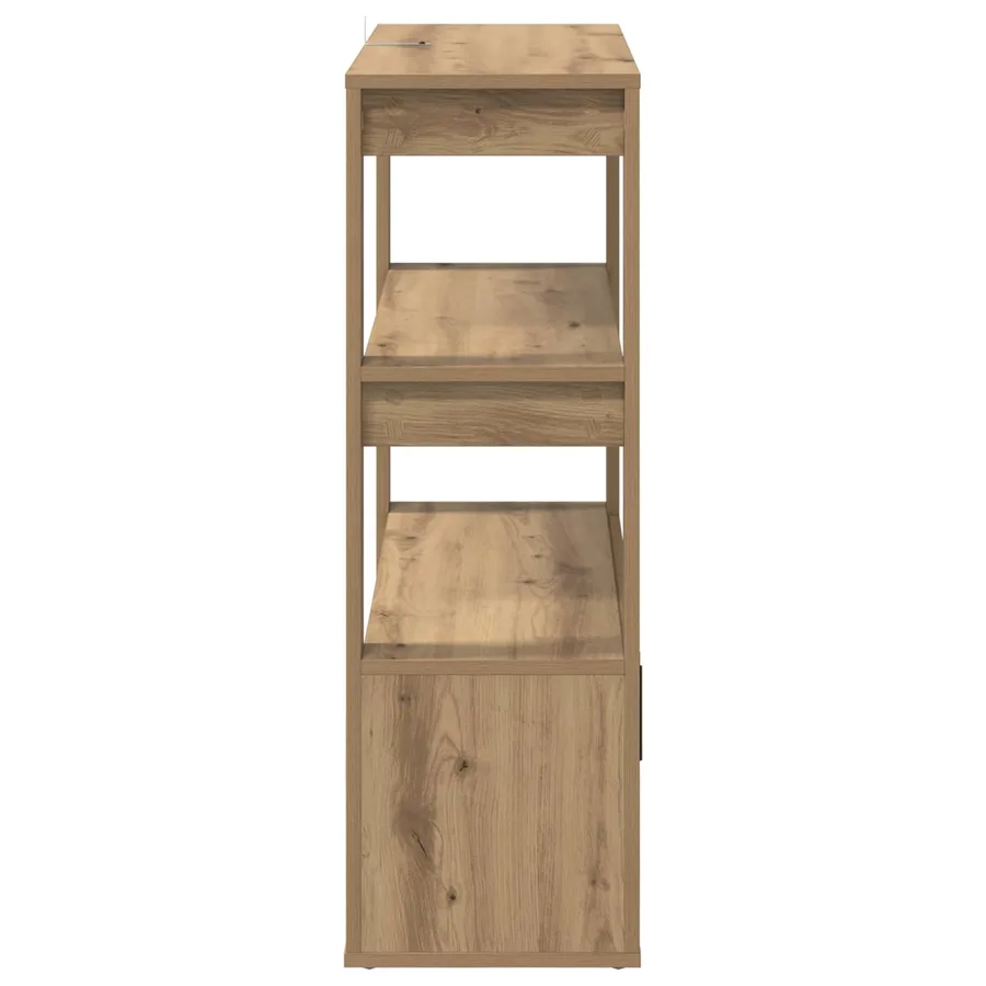 Buffet chêne artisanal 30 x 80 x 90 cm Bois d'ingénierie - 7