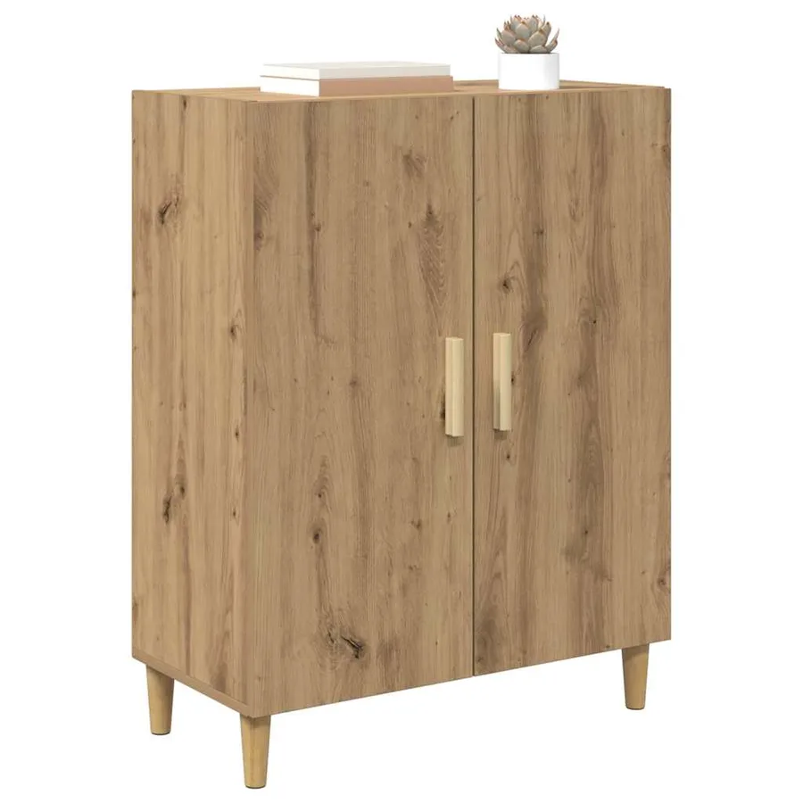 Buffet Chêne artisanal 70 x 34 x 90 cm Bois d'ingénierie - 3