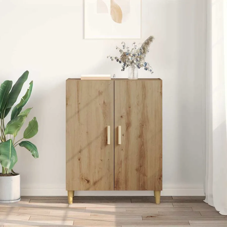 Buffet Chêne artisanal 70 x 34 x 90 cm Bois d'ingénierie - 4