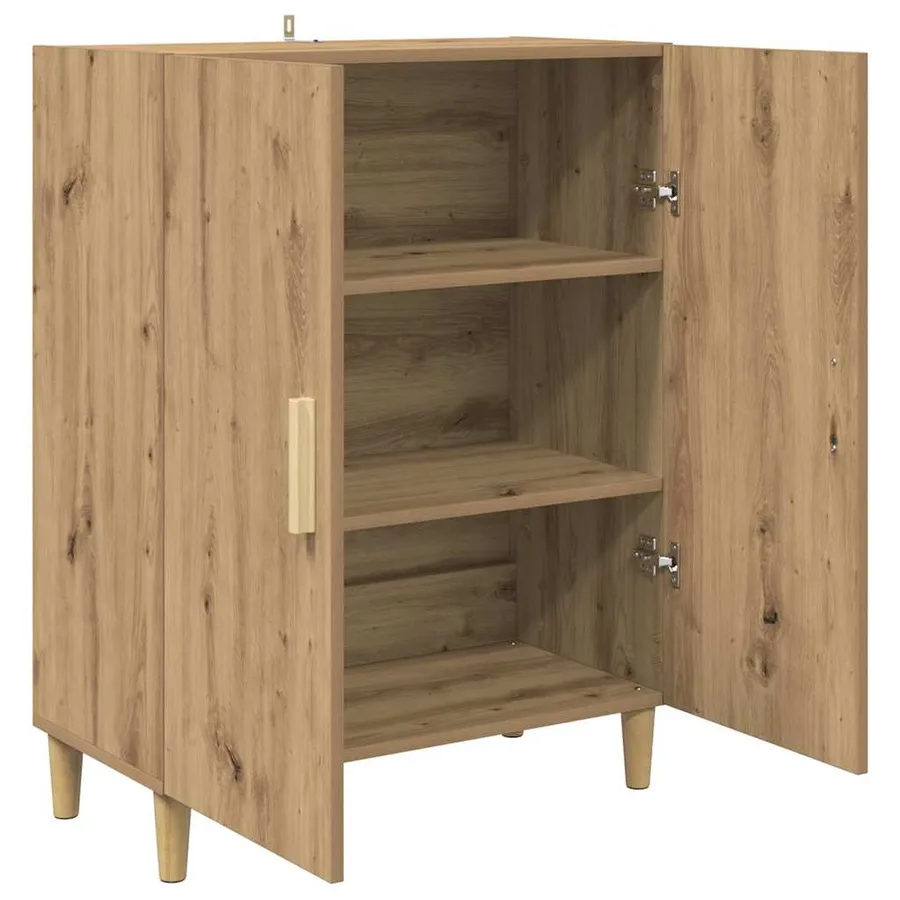 Buffet Chêne artisanal 70 x 34 x 90 cm Bois d'ingénierie - 5