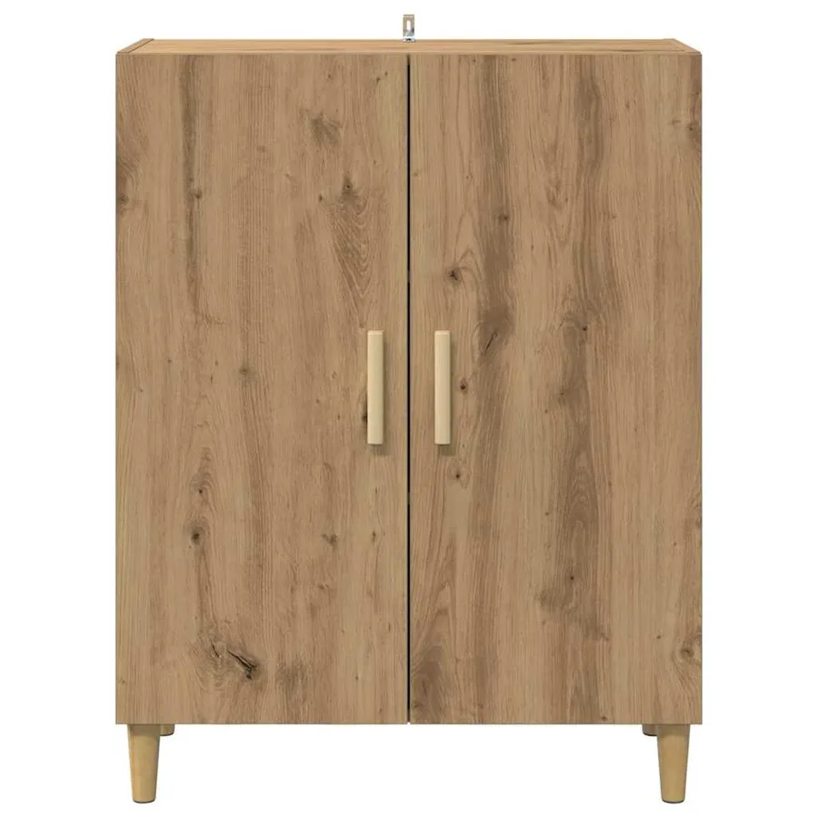 Buffet Chêne artisanal 70 x 34 x 90 cm Bois d'ingénierie - 6
