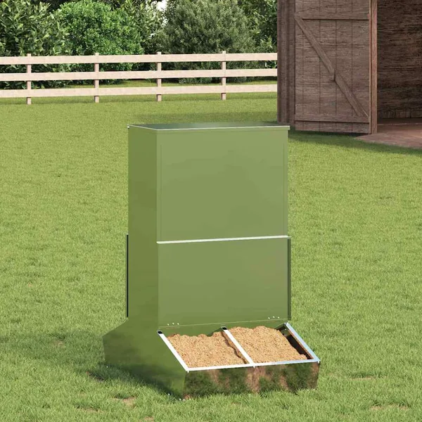 Distributeur de porcs Argent 82 x 51 x 91,5 cm Acier galvanisé