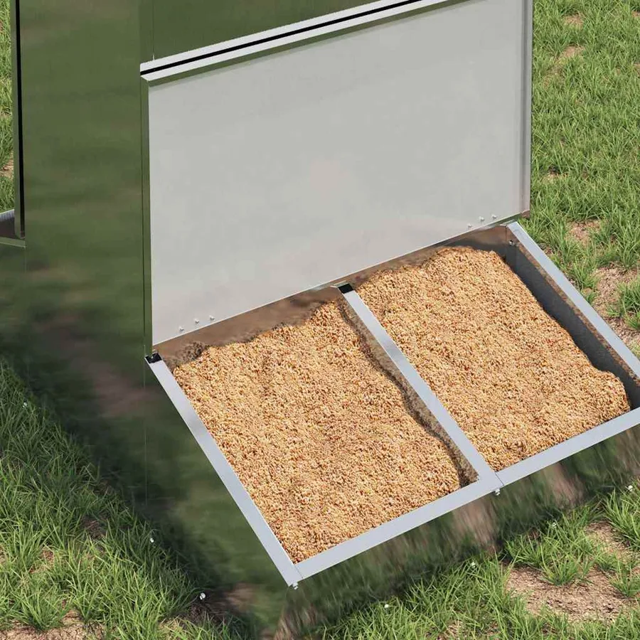 Distributeur de porcs Argent 82 x 51 x 91,5 cm Acier galvanisé - 3