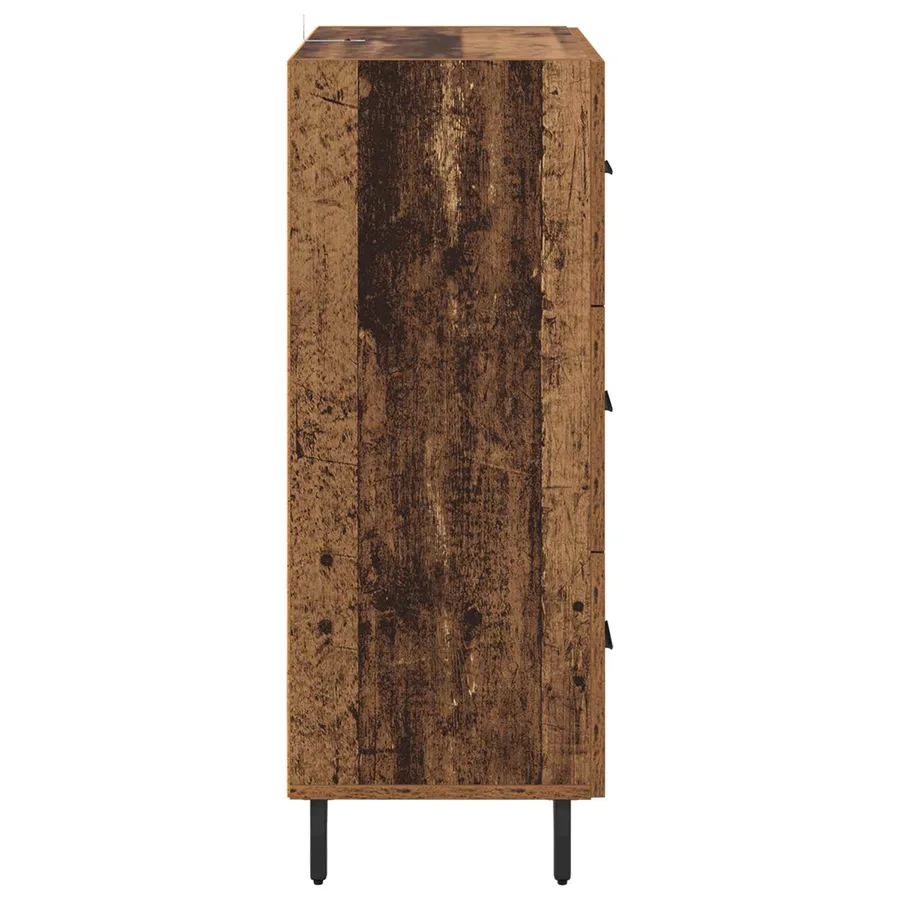 Buffet Bois Ancien 69,5 x 34 x 90 cm Bois d'ingénierie et fer - 7