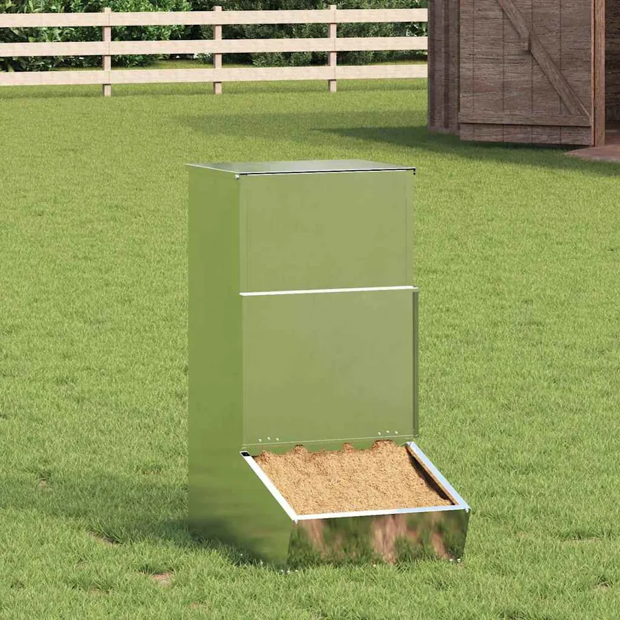 Distributeur de porcs Argent 55 x 38 x 76 cm Acier galvanisé