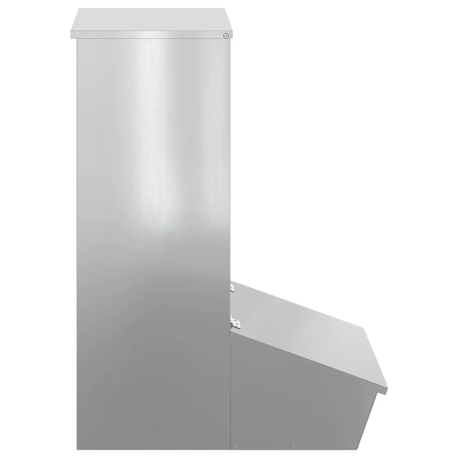 Distributeur de porcs Argent 55 x 38 x 76 cm Acier galvanisé - 5