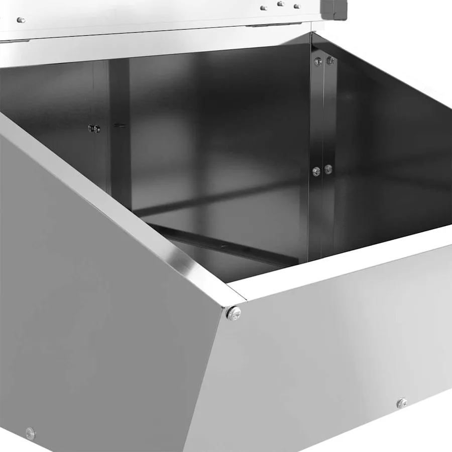 Distributeur de porcs Argent 55 x 38 x 76 cm Acier galvanisé - 7